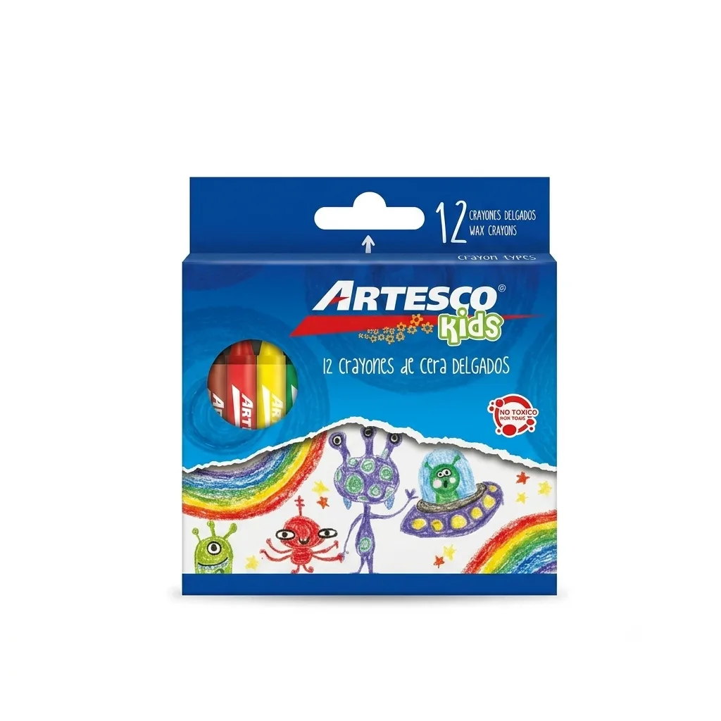 CAJA DE 12 CRAYONES ARTESCO 654